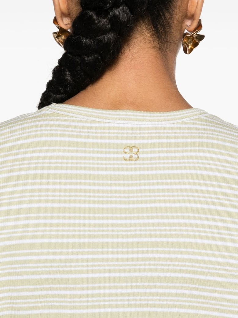 striped cotton t-shirt by Selfnex