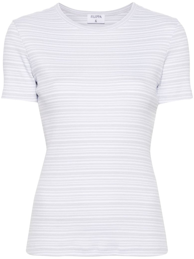 striped cotton t-shirt by Selfnex