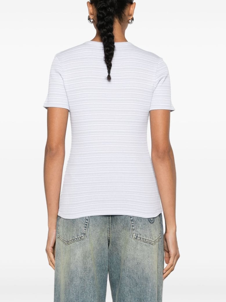 striped cotton t-shirt by Selfnex