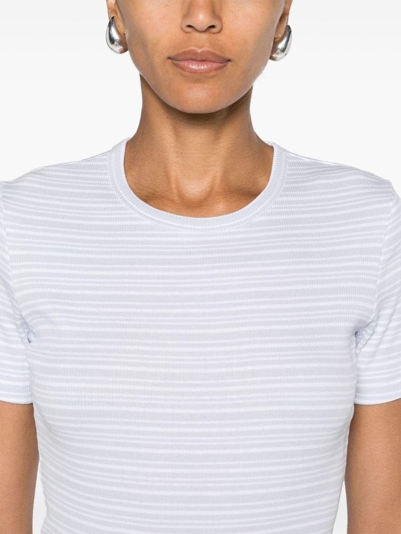 striped cotton t-shirt by Selfnex