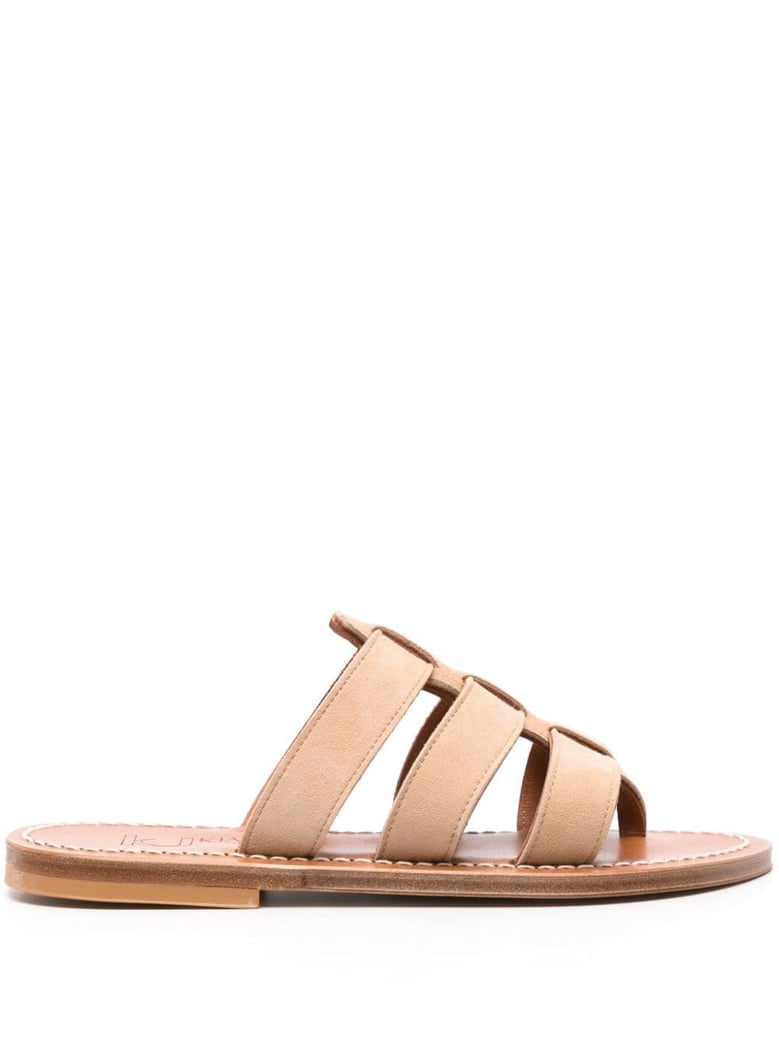 dolon leather flat mules by Selfnex