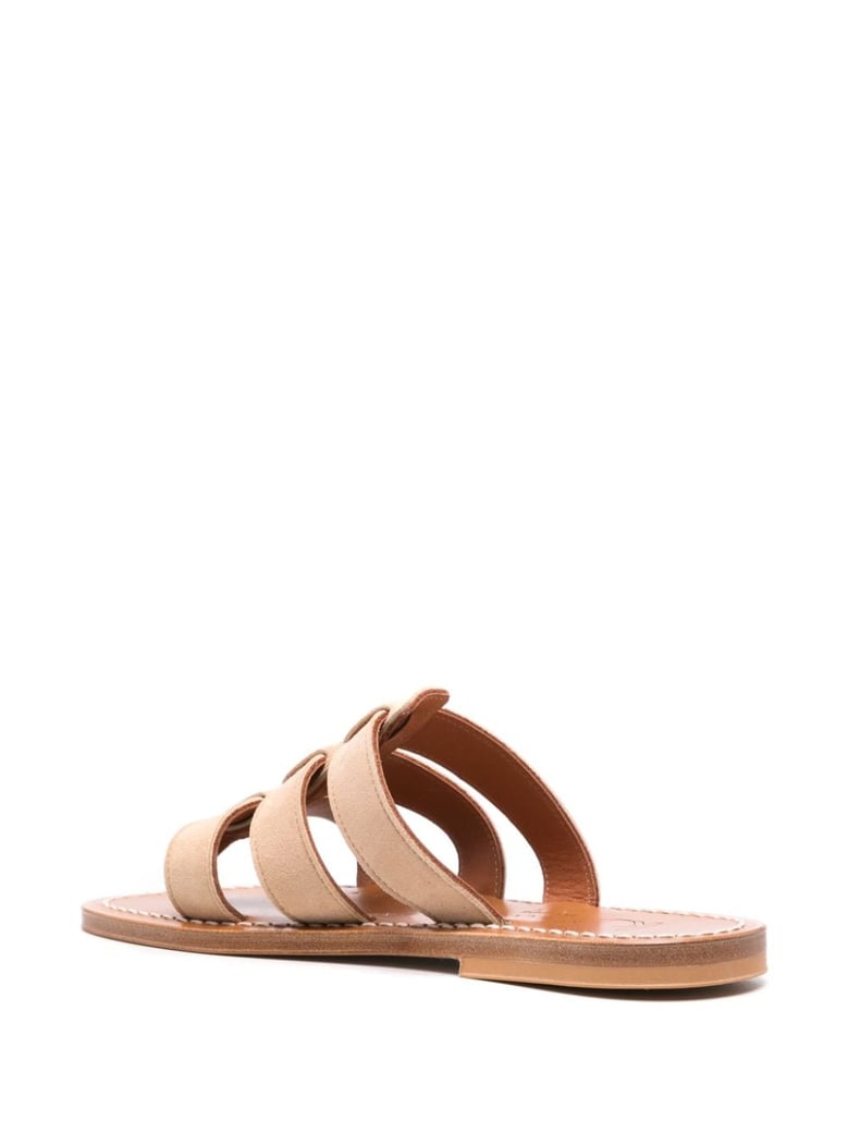 dolon leather flat mules by Selfnex