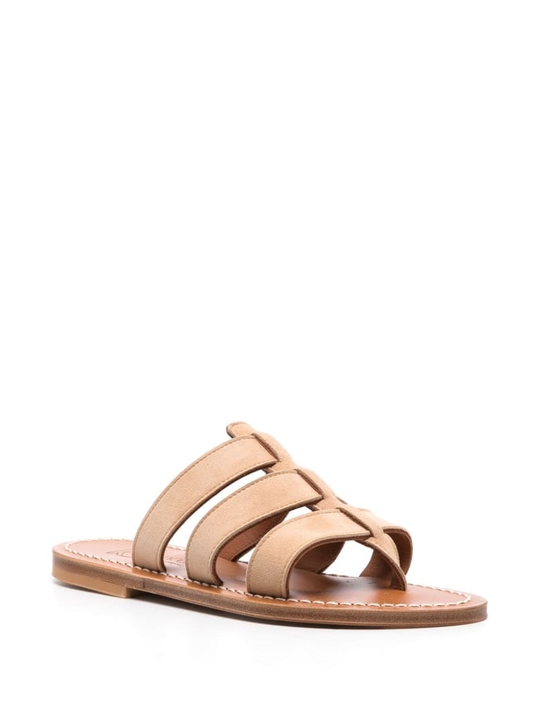 dolon leather flat mules by Selfnex