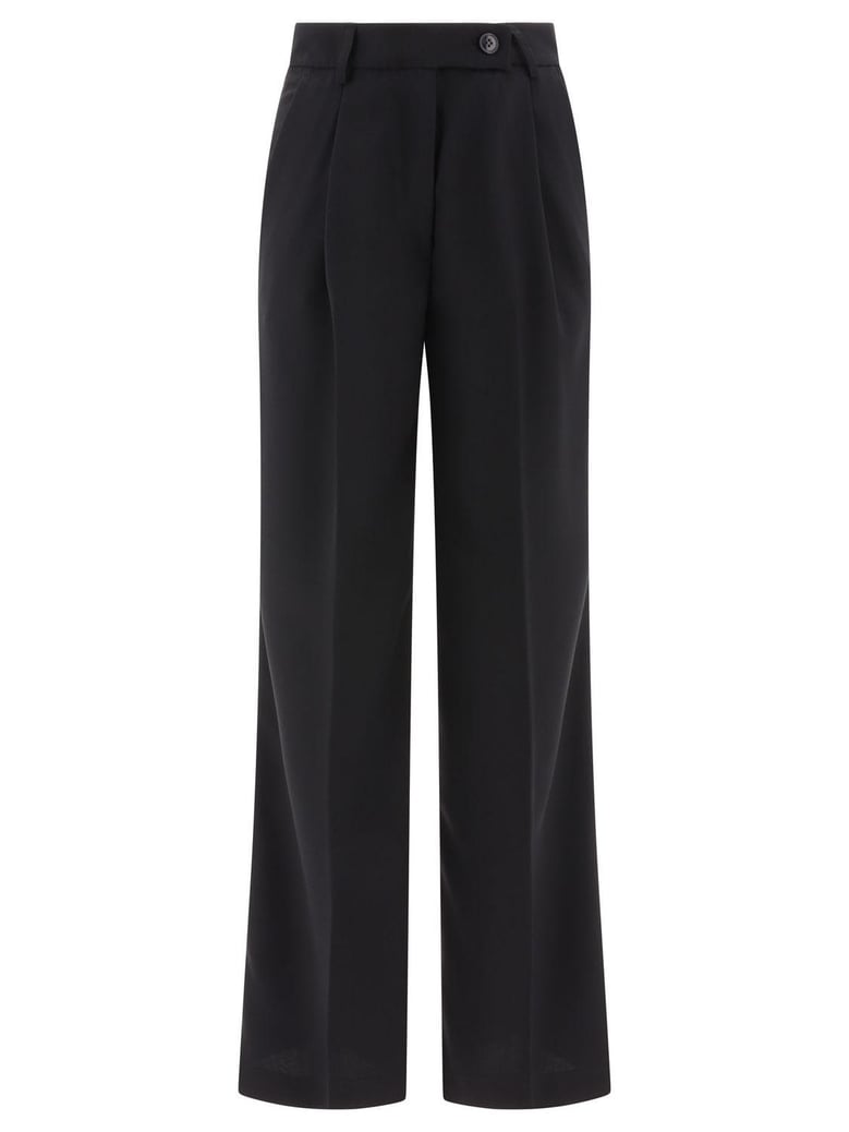 tailored trousers with pressed crease by Selfnex