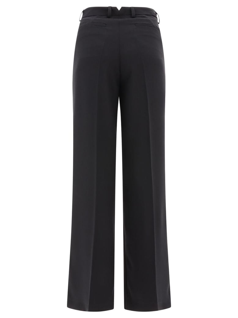 tailored trousers with pressed crease by Selfnex