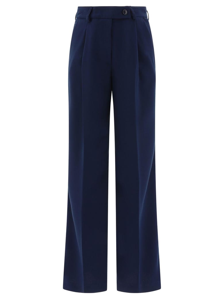 tailored trousers with pressed crease by Selfnex