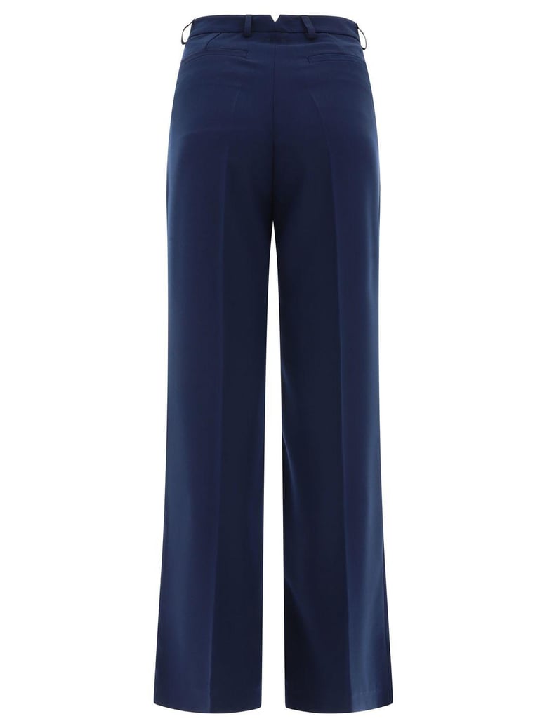 tailored trousers with pressed crease by Selfnex