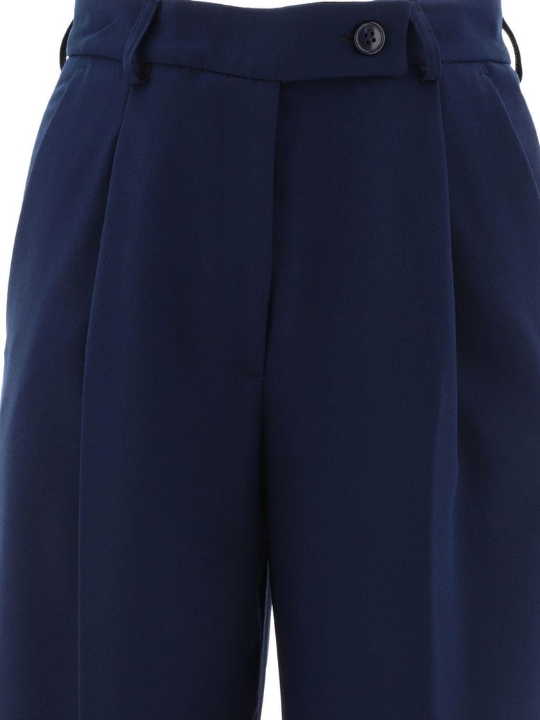 tailored trousers with pressed crease by Selfnex
