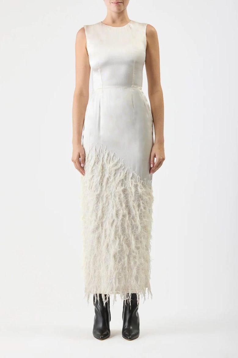 maslow feather dress by Selfnex