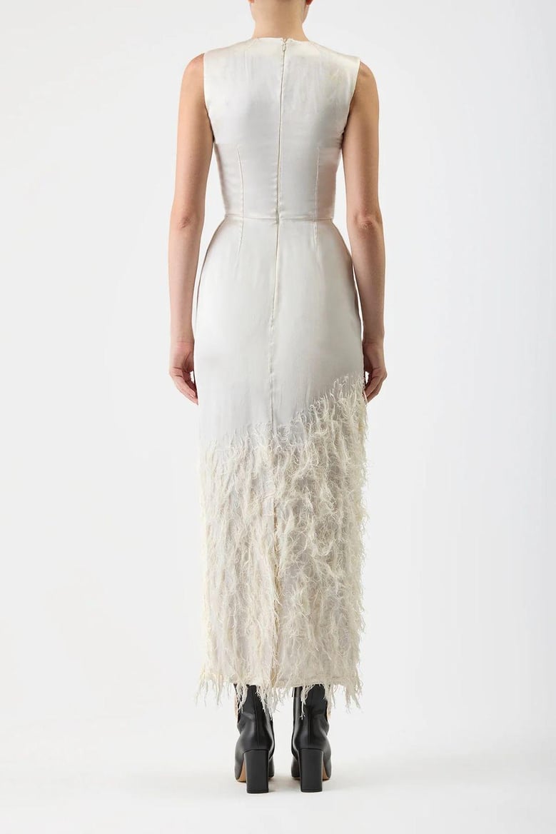 maslow feather dress by Selfnex