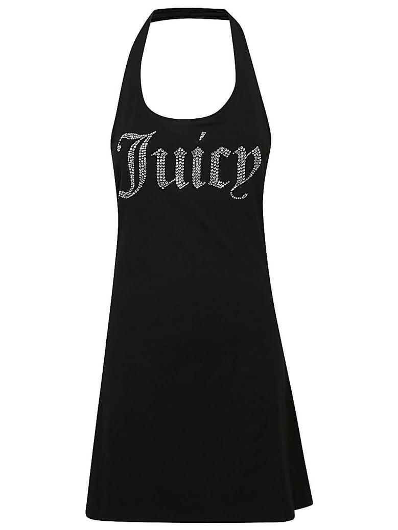 logo halter mini dress by Selfnex