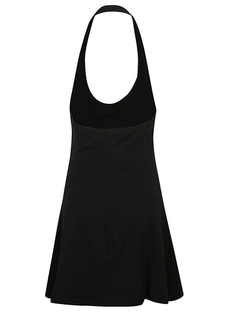 logo halter mini dress by Selfnex