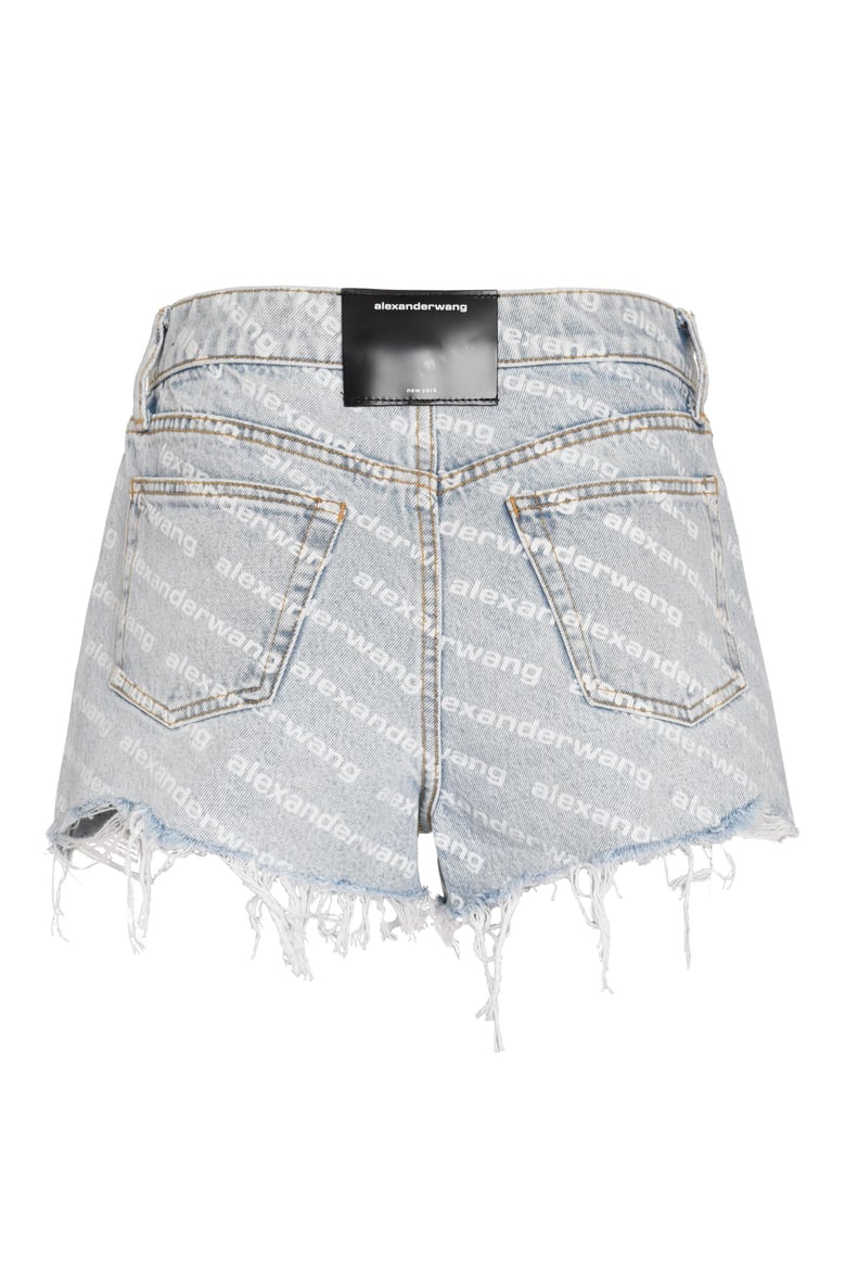 bite high waisted denim shorts by Selfnex