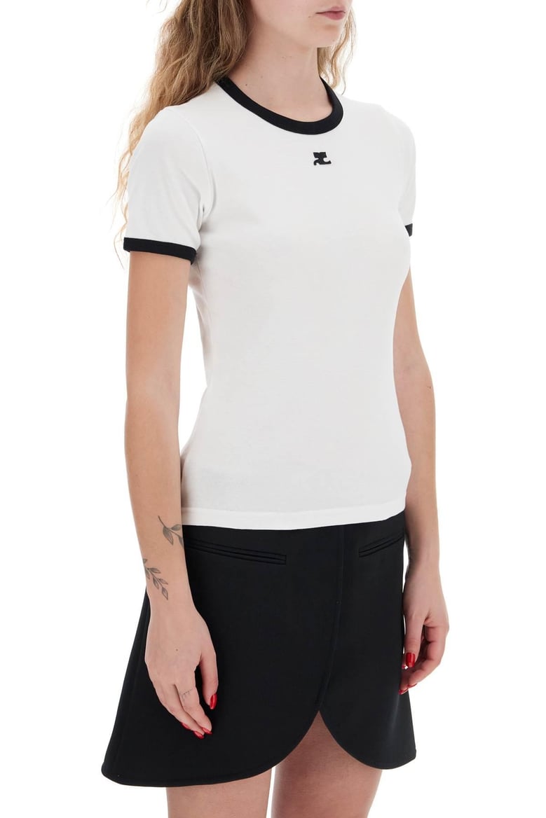 logo cotton t-shirt by Selfnex