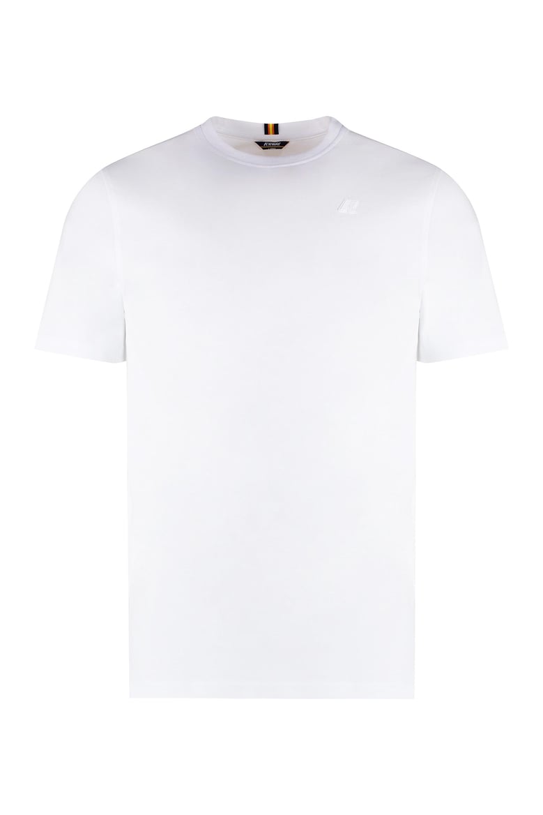 odom letitrain cotton crew-neck t-shirt by Selfnex