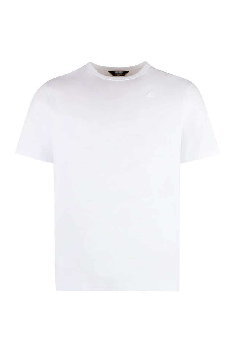adame cotton crew-neck t-shirt by Selfnex