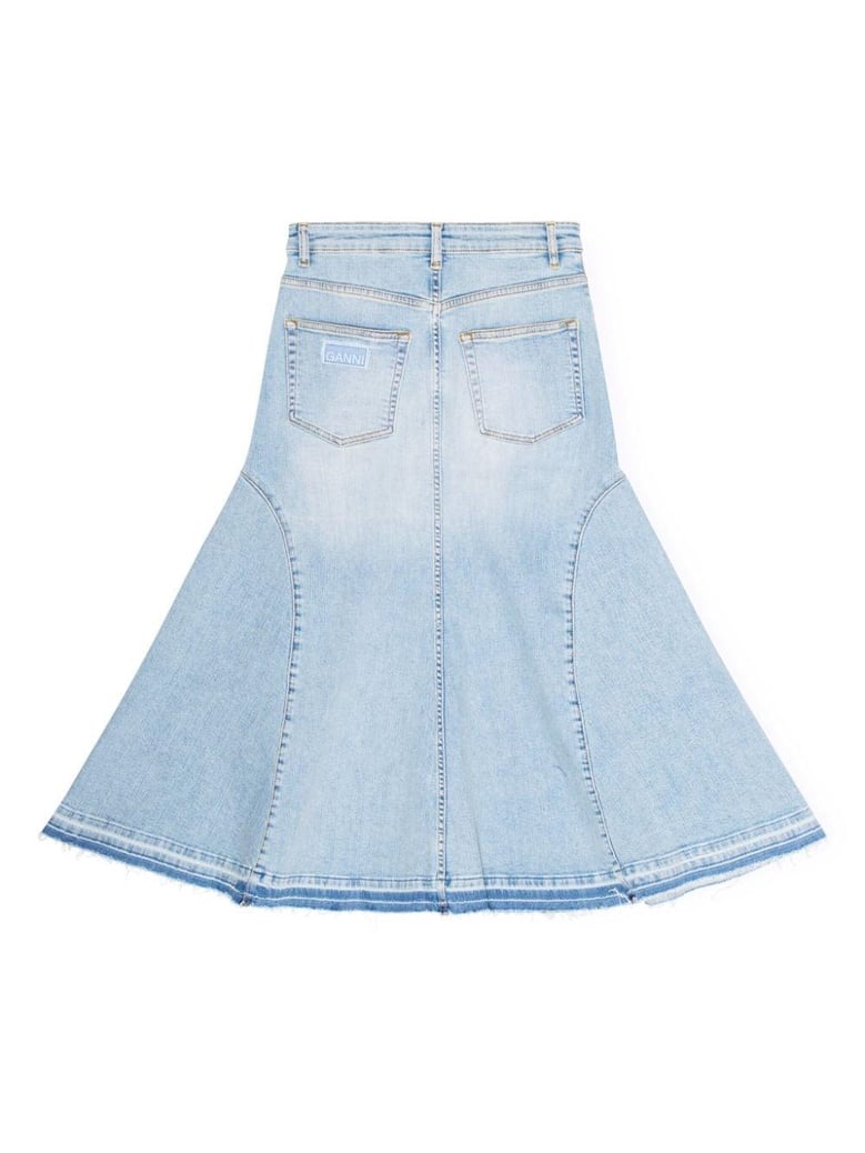 organic cotton denim skirt by Selfnex