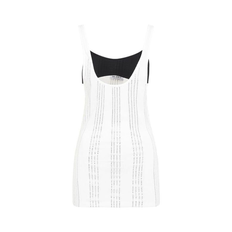 flat ribbed jersey tank top by Selfnex