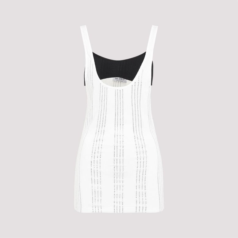 flat ribbed jersey tank top by Selfnex