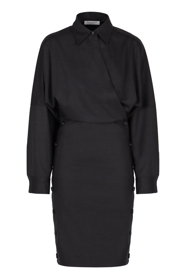 wool-blend dress by Selfnex