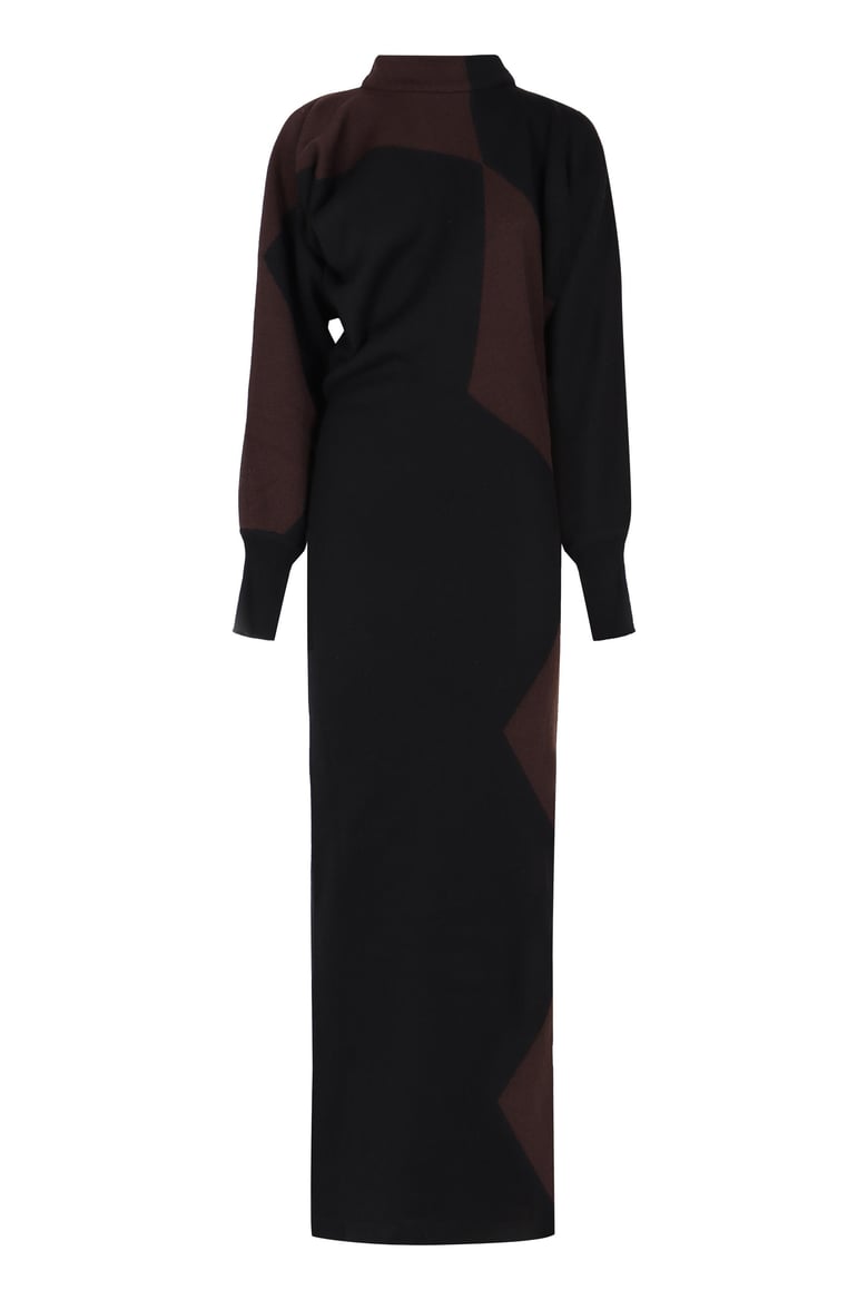 knitted long dress by Selfnex