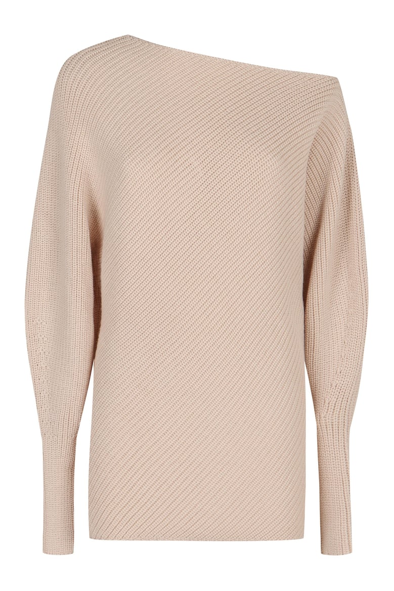 one-shoulder sweater by Selfnex