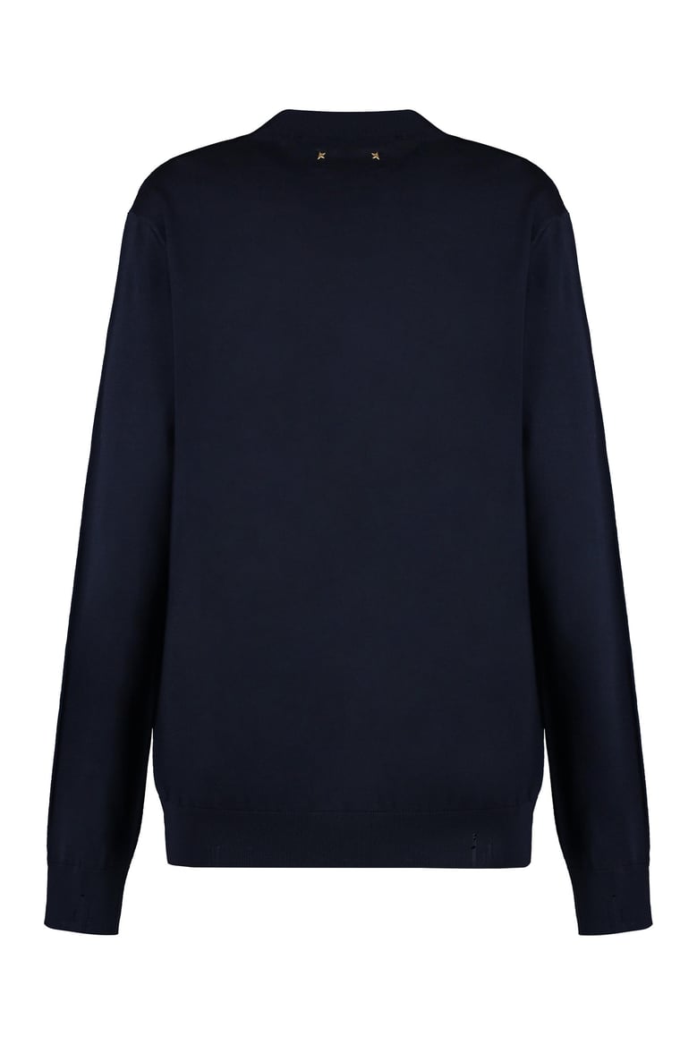 deen crew-neck wool sweater by Selfnex