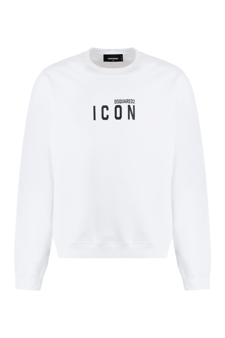cotton crew-neck sweatshirt with logo by Selfnex