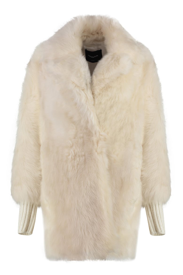 shearling overcoat by Selfnex