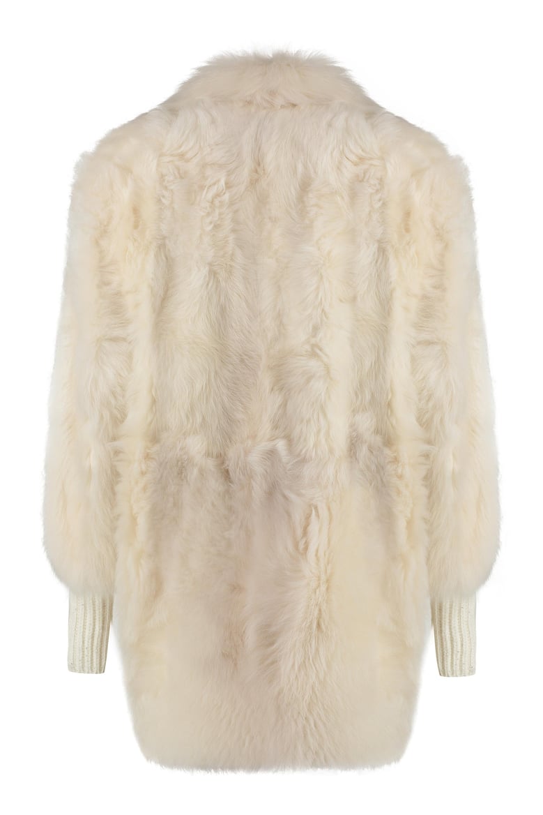 shearling overcoat by Selfnex