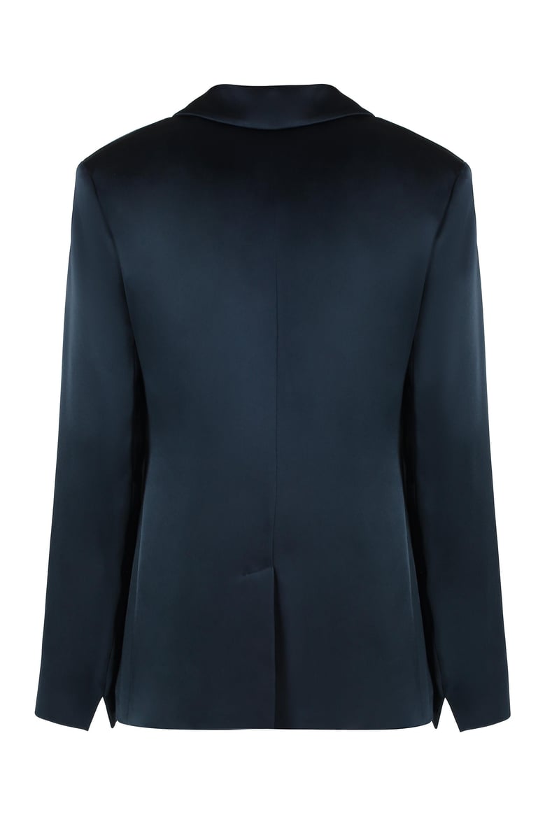 guido satin blazer by Selfnex