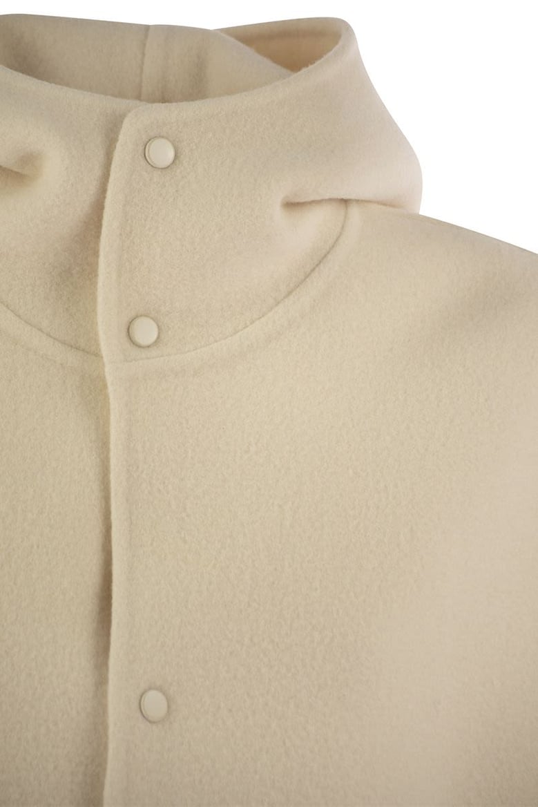 wool hoodie by Selfnex