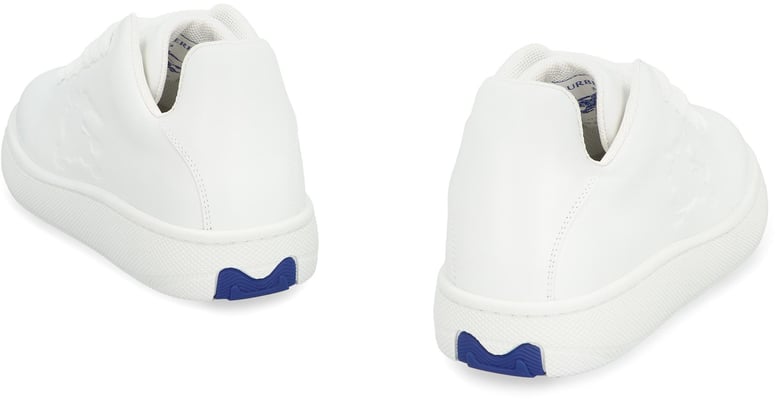box leather low-top sneakers by Selfnex