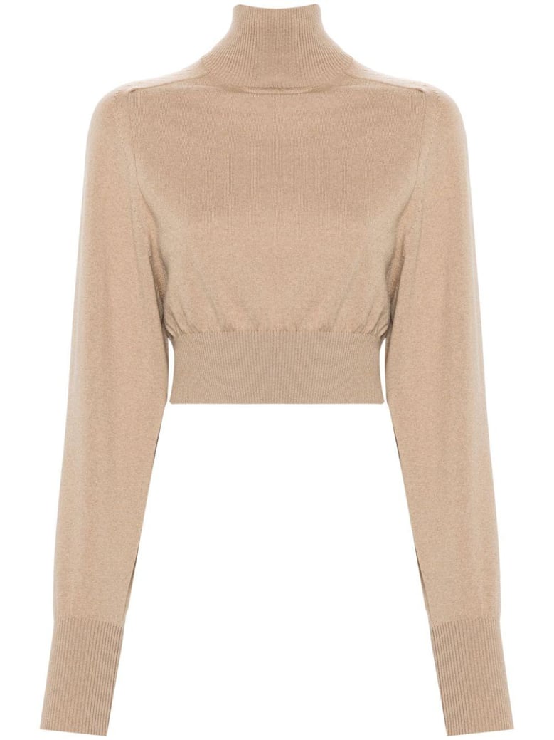 wool turtle-neck sweater by Selfnex