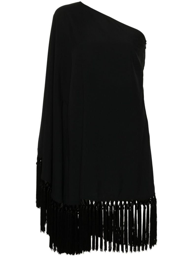 piccolo arno fringed short dress by Selfnex