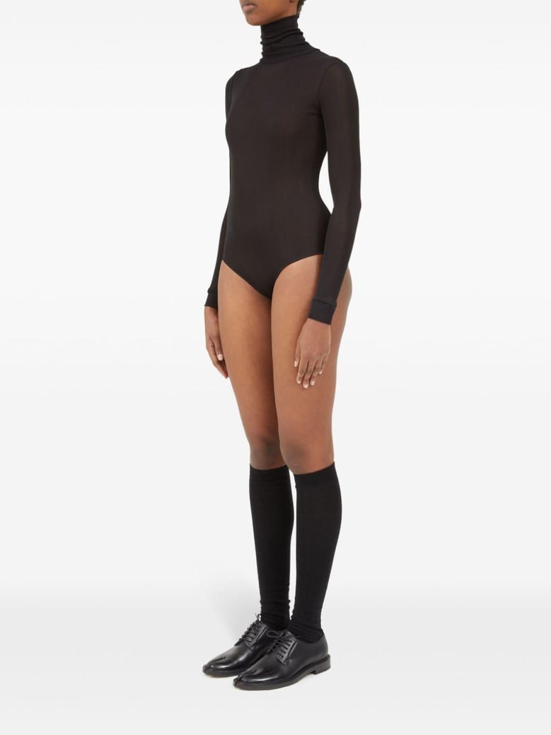 high-neck bodysuit by Selfnex