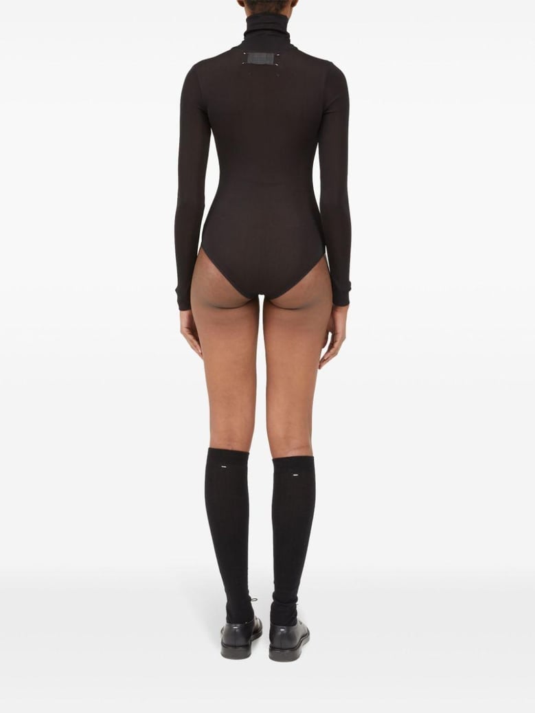 high-neck bodysuit by Selfnex