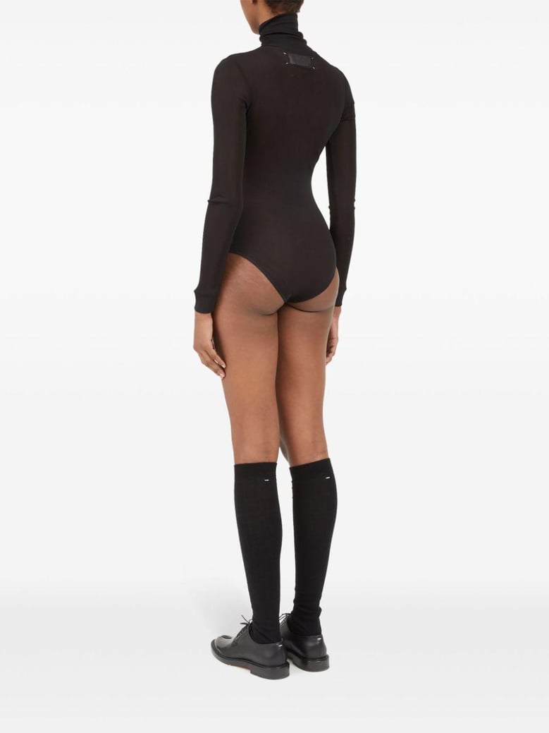high-neck bodysuit by Selfnex