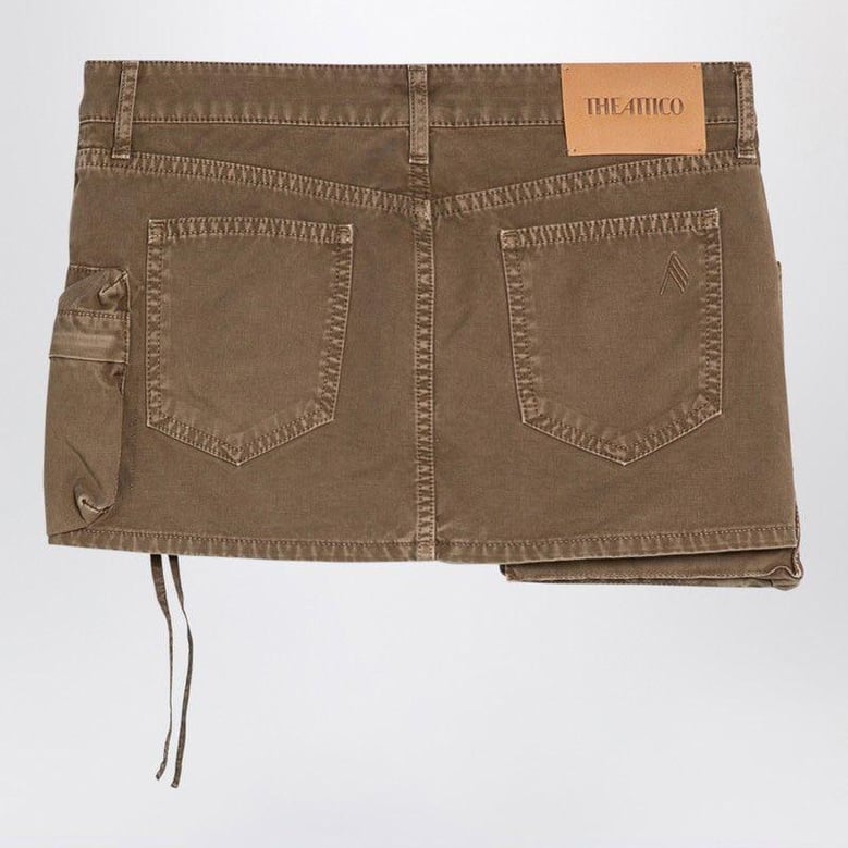 fay khaki cargo miniskirt by Selfnex