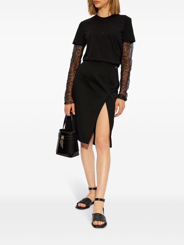 black wool skirt by Selfnex