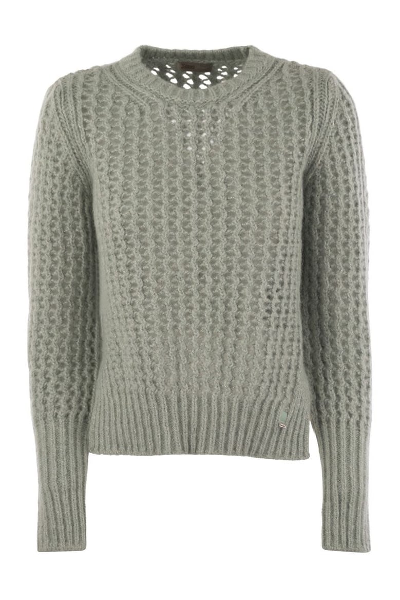 knitwear in alpaca and wool yarn by Selfnex