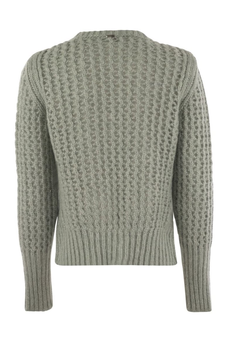 knitwear in alpaca and wool yarn by Selfnex
