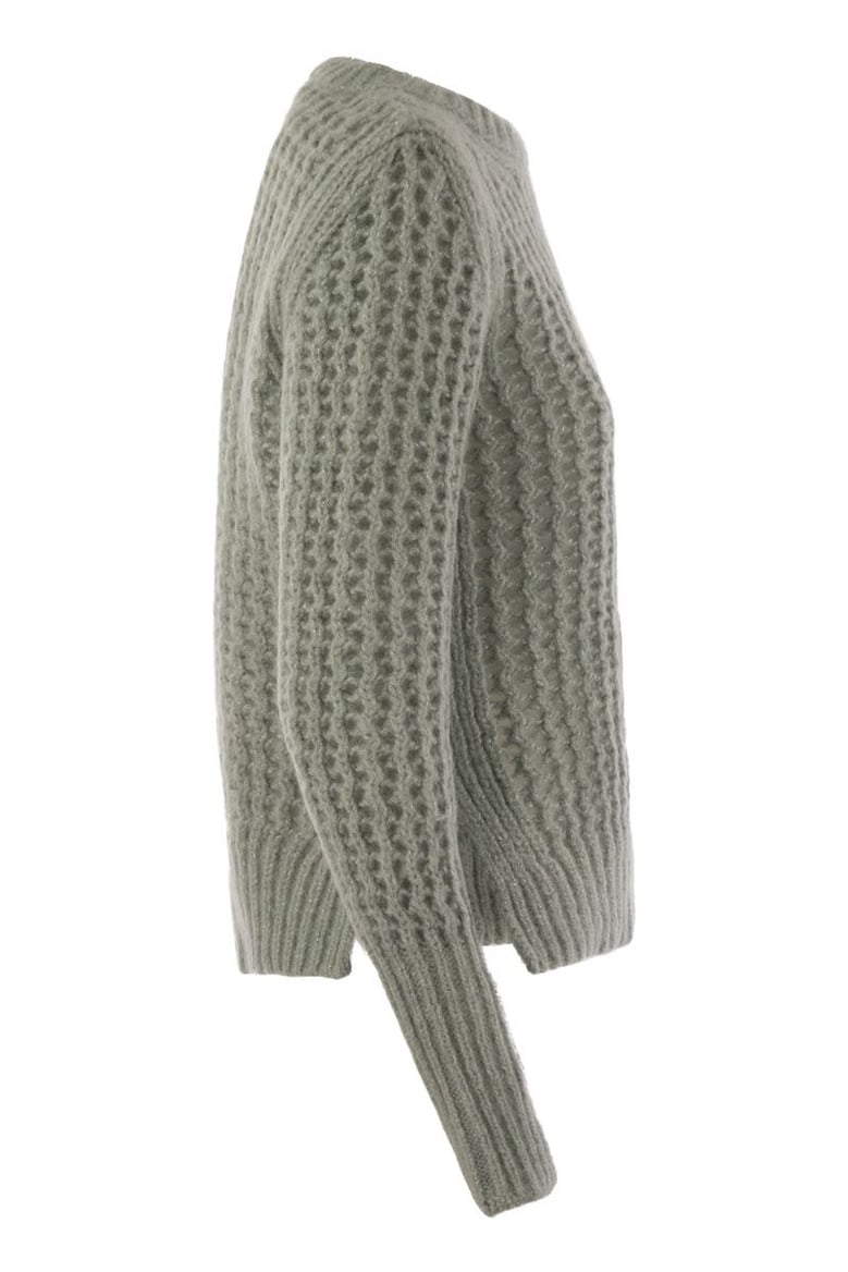 knitwear in alpaca and wool yarn by Selfnex