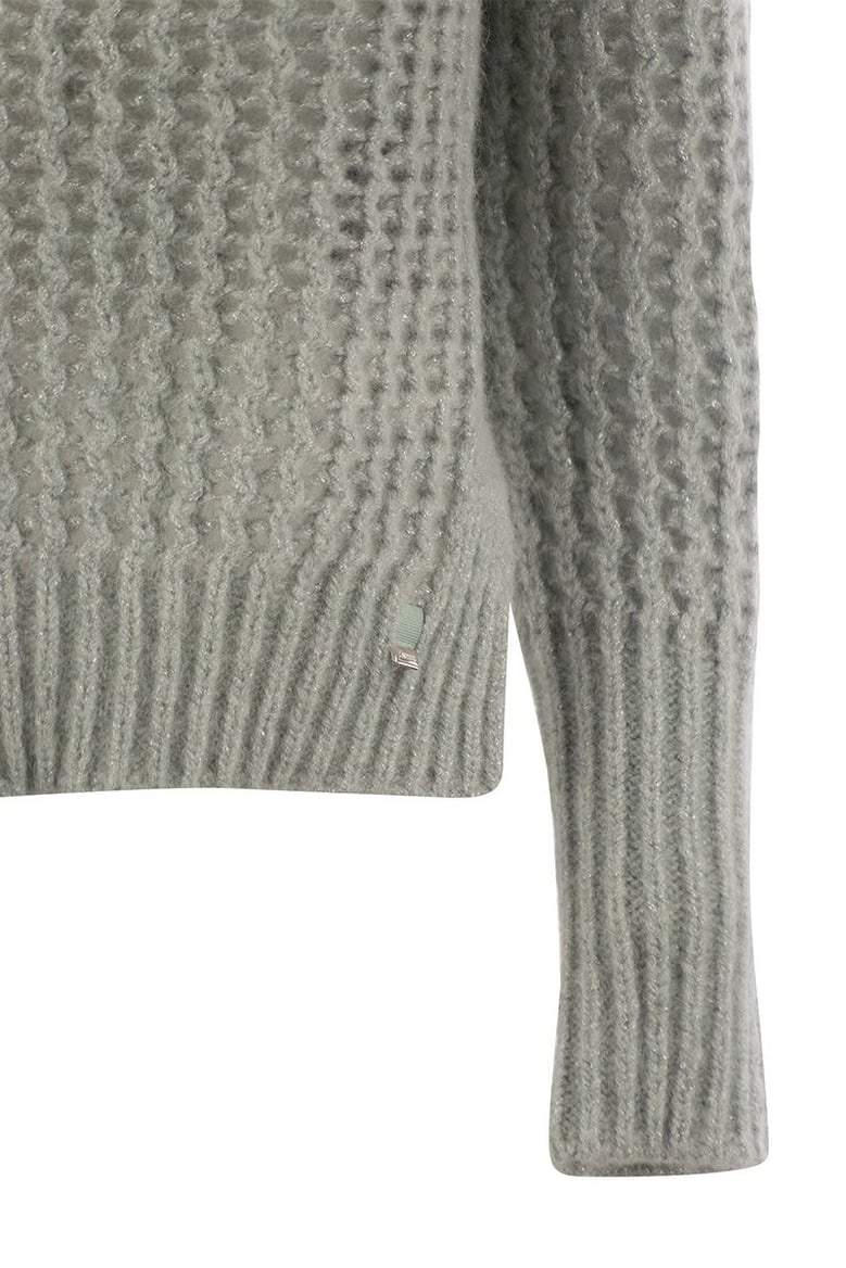 knitwear in alpaca and wool yarn by Selfnex