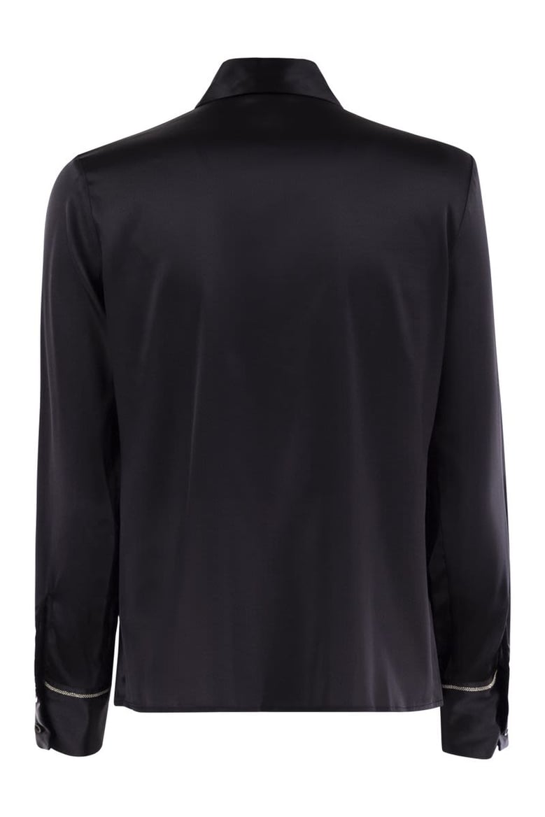 silk crepe shirt by Selfnex