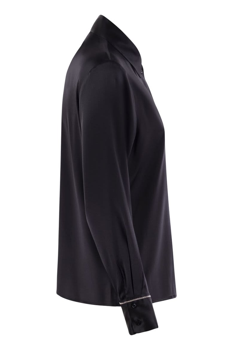 silk crepe shirt by Selfnex