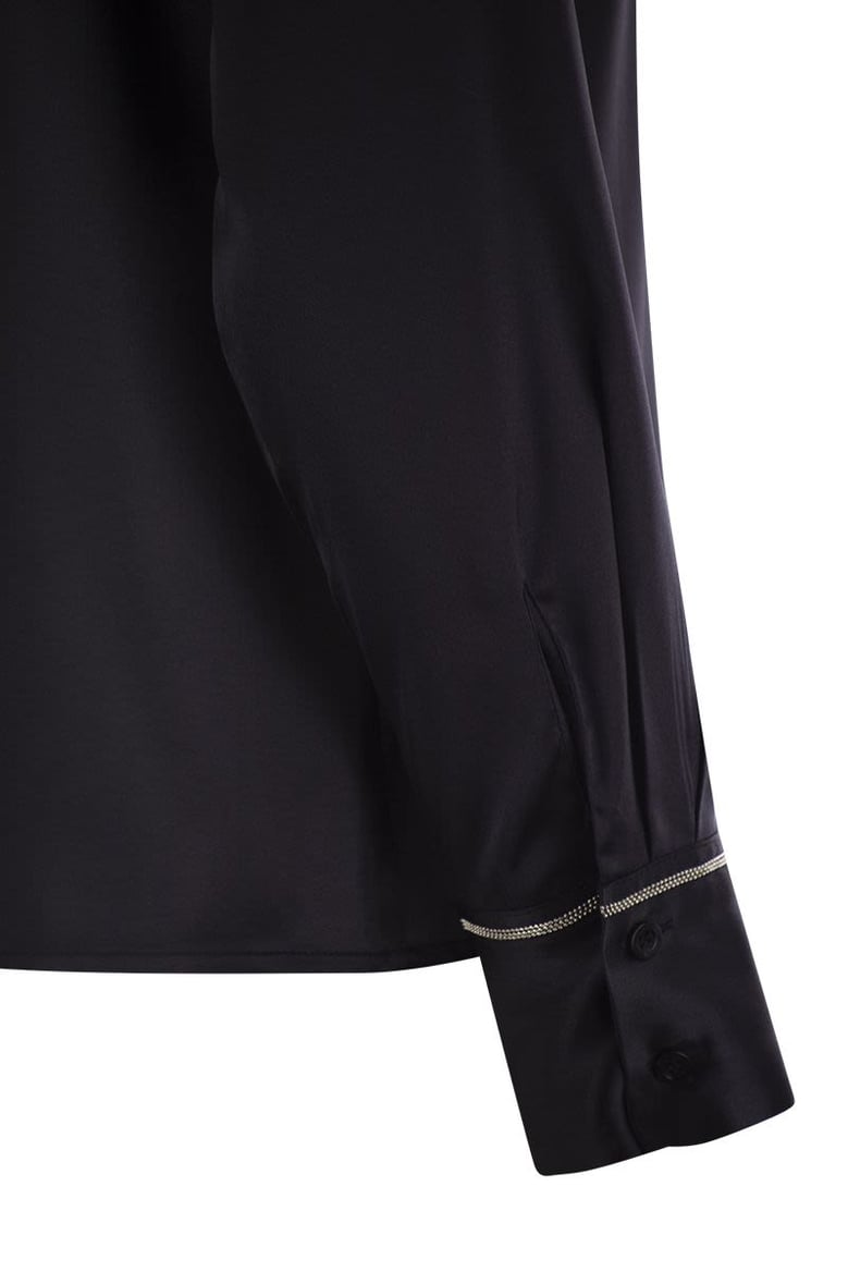 silk crepe shirt by Selfnex