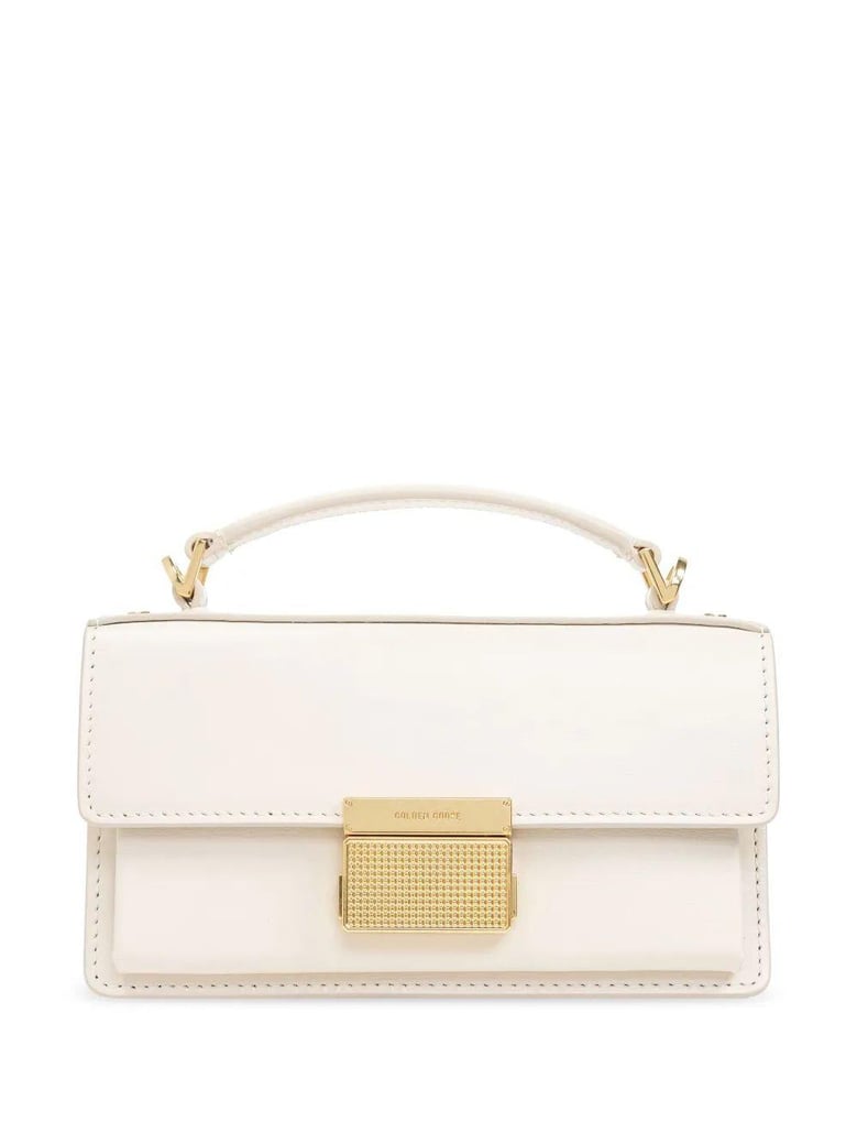 women white leather bag by Selfnex