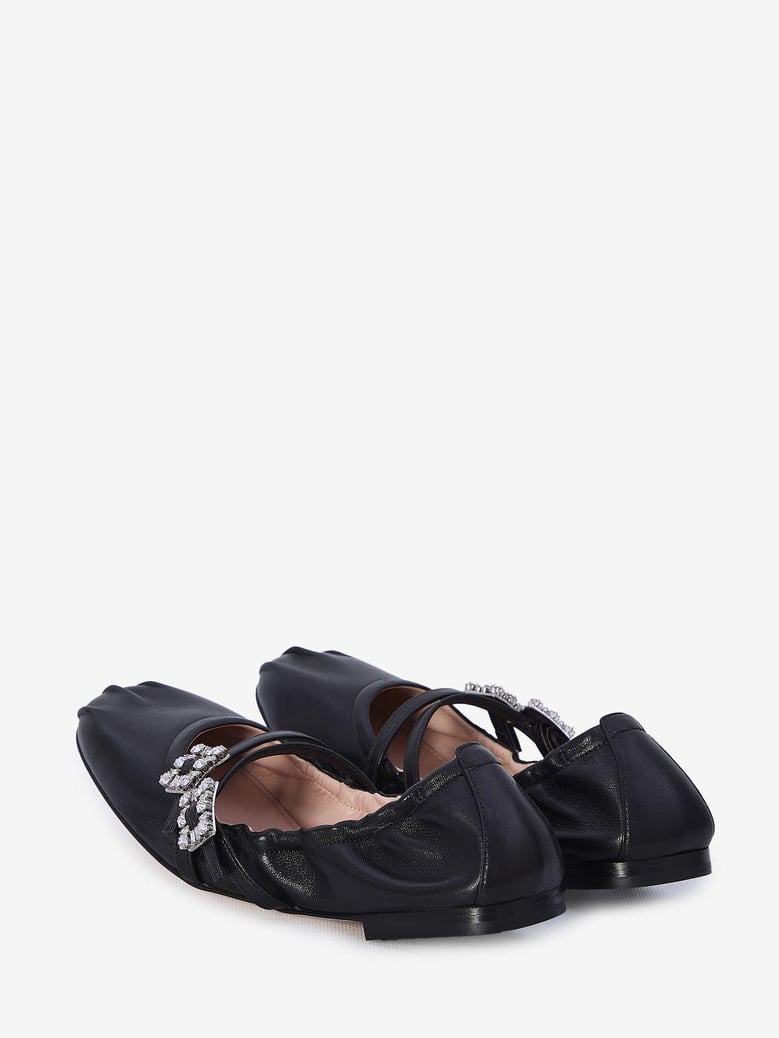 nappa ballerinas with straps by Selfnex