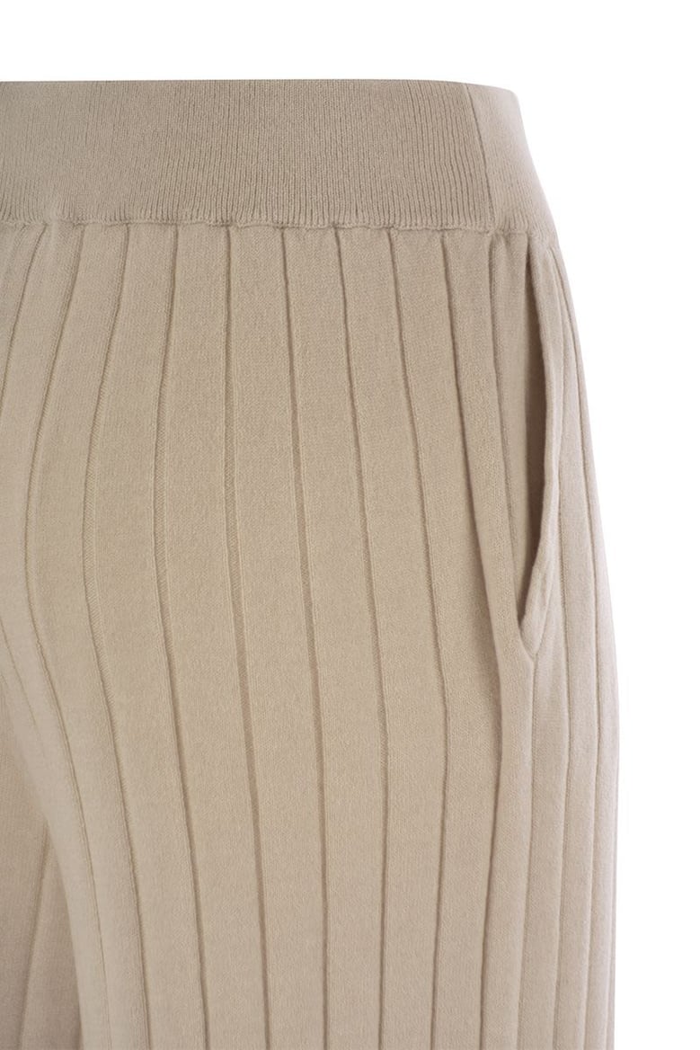 cashmere knit trousers by Selfnex
